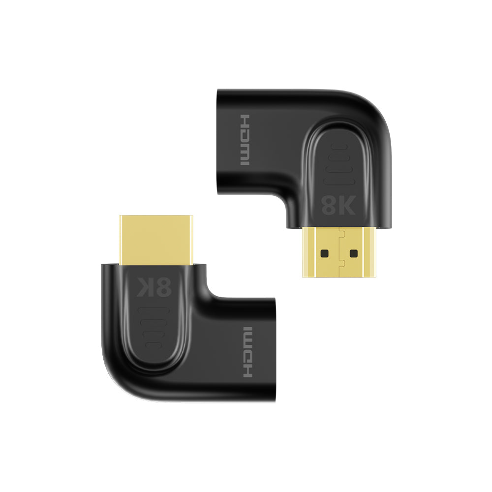 8K HDMI 90 and 270 Degree Vertical Flat Adapter