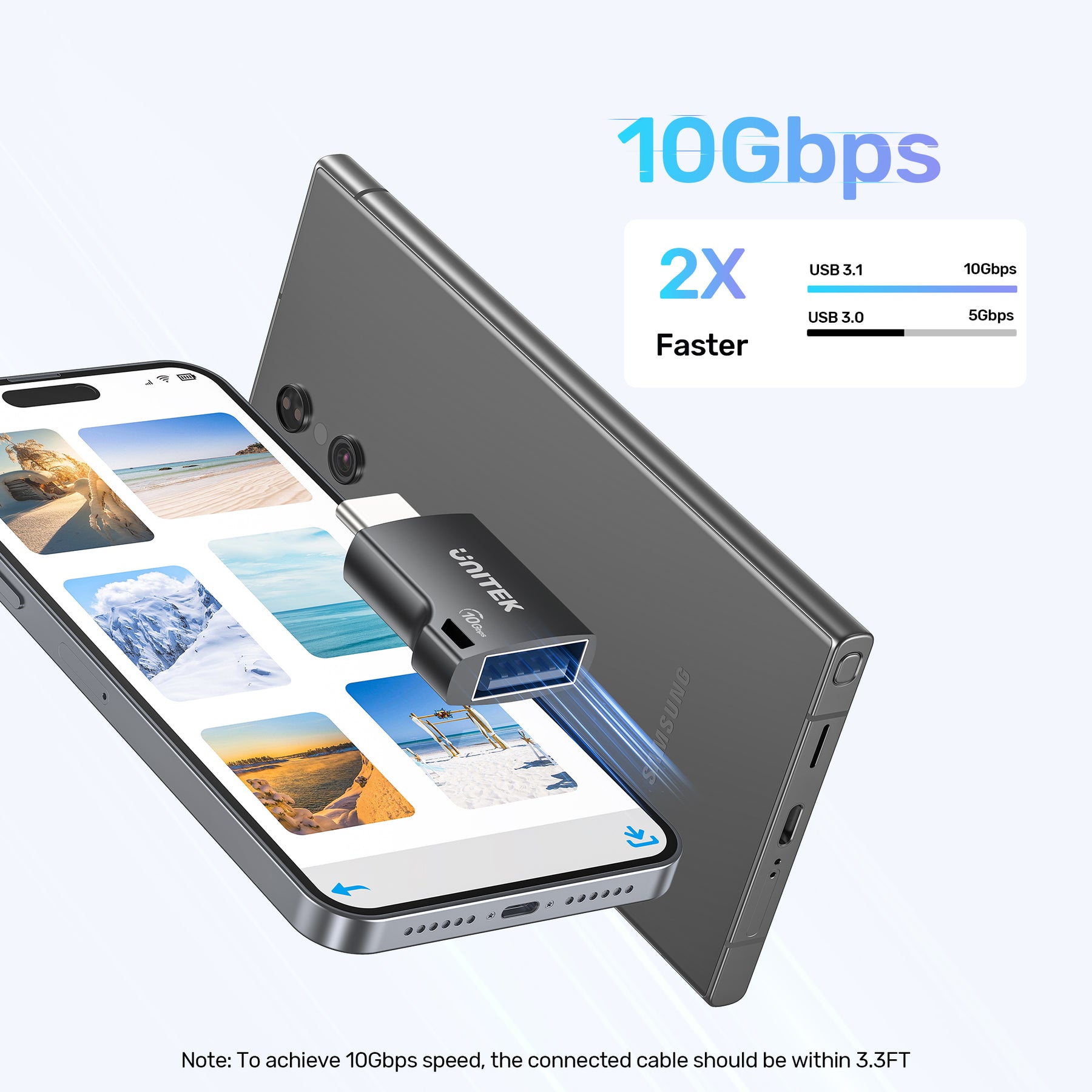 10Gbps USB-C to USB-A Adapter