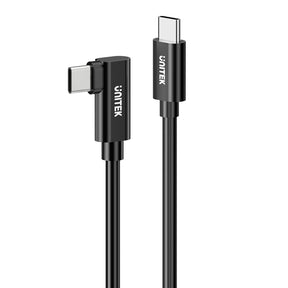 VR Link Pro Cable (90 Degree USB-C to C Cable supports 5Gps & 60W)