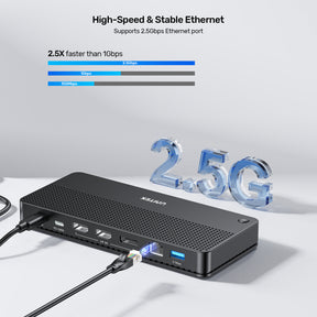 USB-C 8K Docking Station with 100W PD