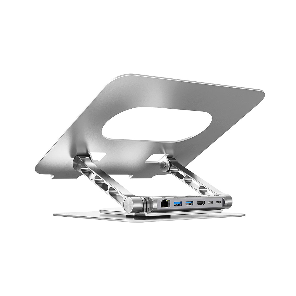 Laptop Stand with Detachable USB-C Hub