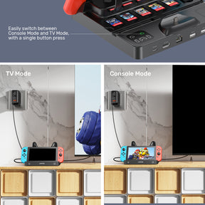 Switch Charging Station with Game Card Reader