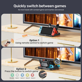 Switch Charging Station with Game Card Reader