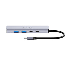 uHUB Q4 4-in-1 10Gbps USB-C Hub with 2 USB-A & 2 USB-C Ports