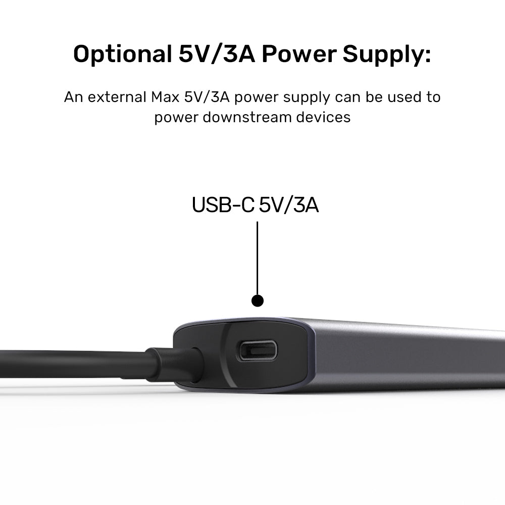 uHUB Q4 4-in-1 10Gbps USB-C Hub with 2 USB-A & 2 USB-C Ports