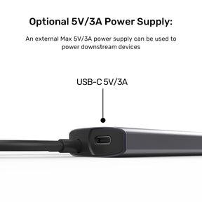 uHUB Q4 4-in-1 10Gbps USB-C Hub with 4 Ports USB-A