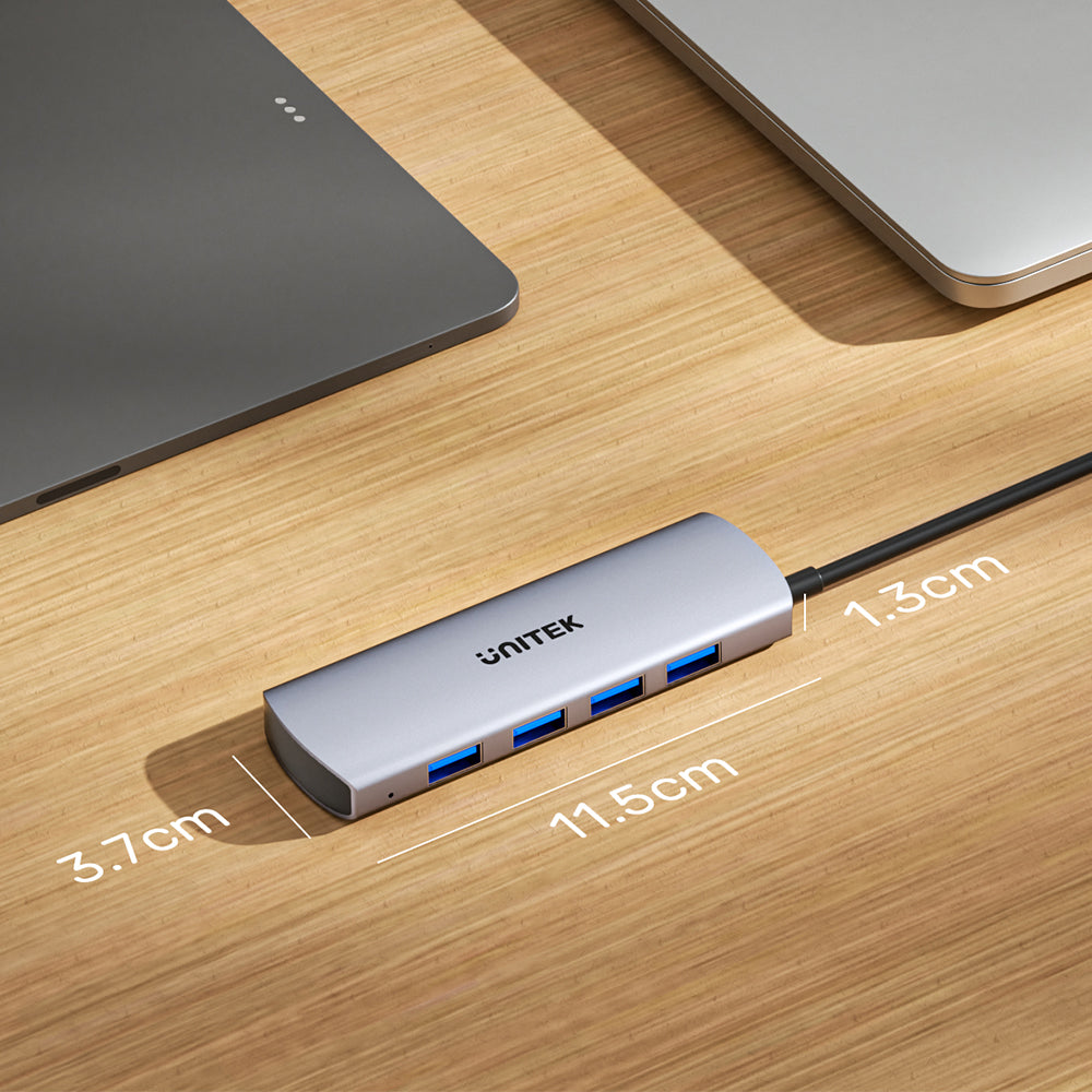 uHUB Q4 4-in-1 10Gbps USB-C Hub with 4 Ports USB-A