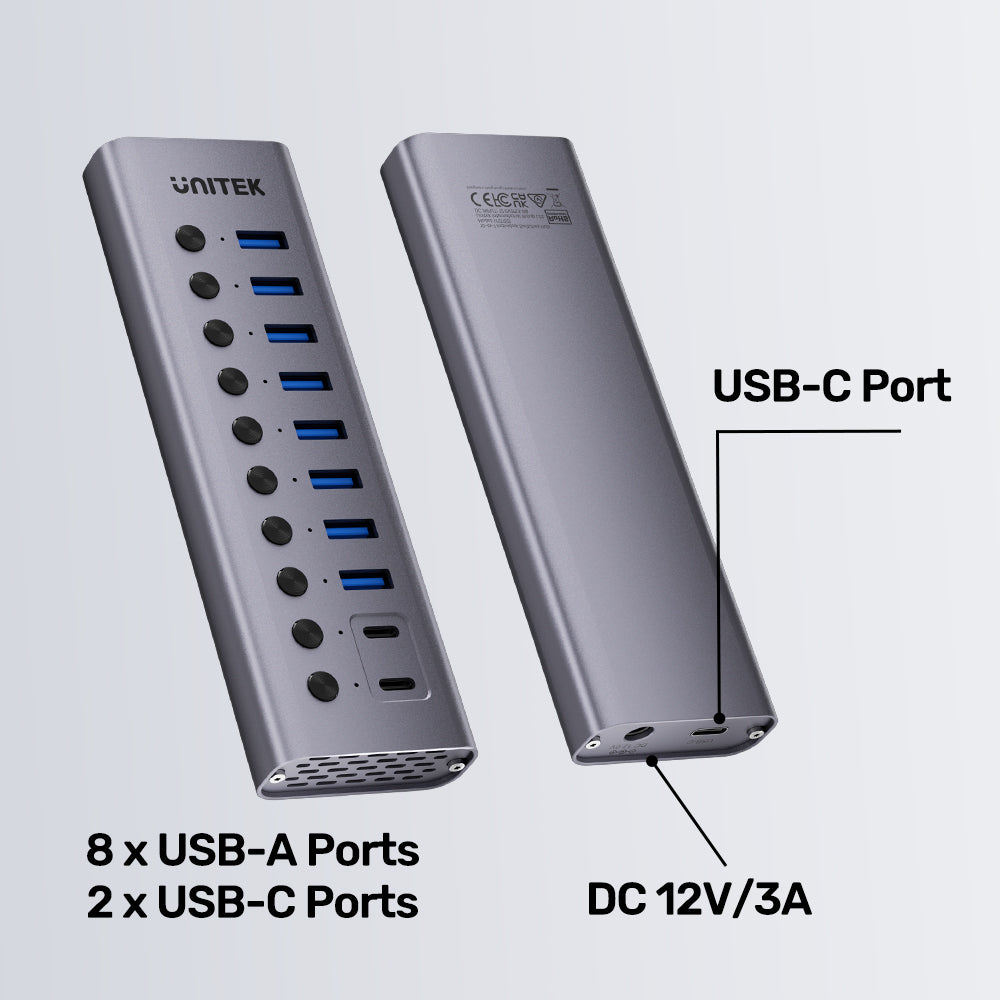 10-in-1 Individual Switches Hub