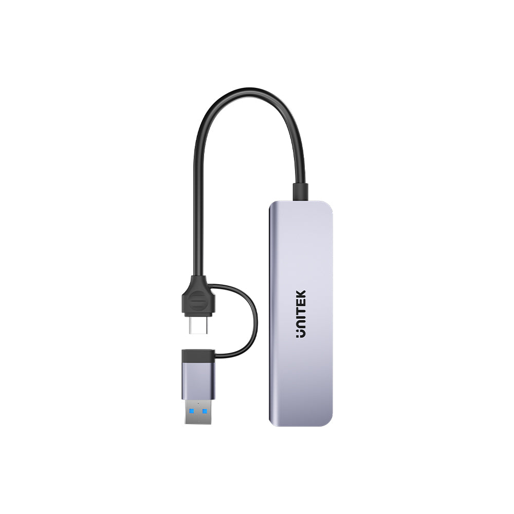 uHUB P5+ 5-in-1 USB 5Gbps Hub with SD and Micro SD Card Reader