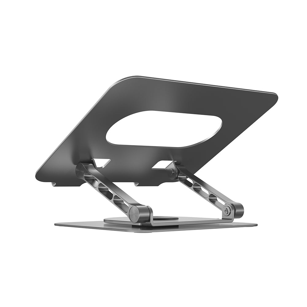 Adjustable Laptop Stand with 360° Rotating Base