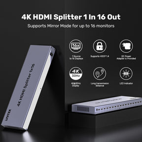 4K HDMI Splitter 1 in 16 Out