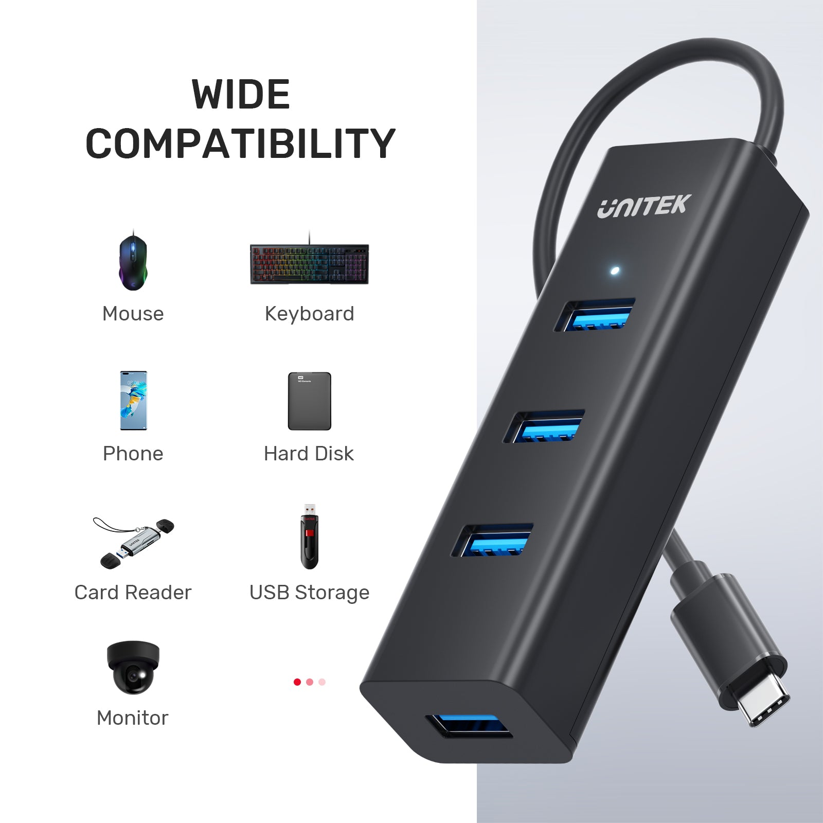 4合1 USB-C 5Gbps 集線器